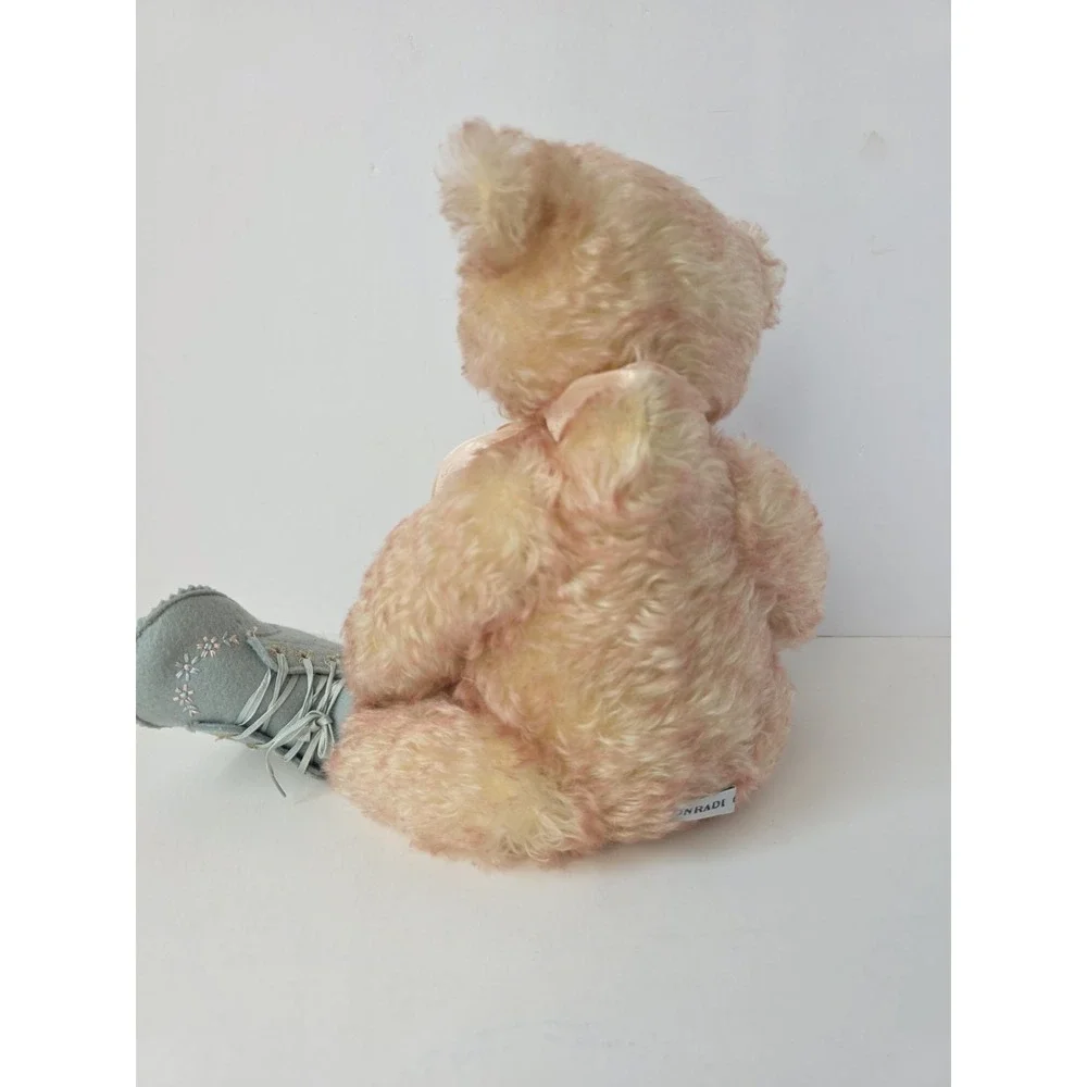 Artist Teddy Bear Karen Conradi pink white bear 12
